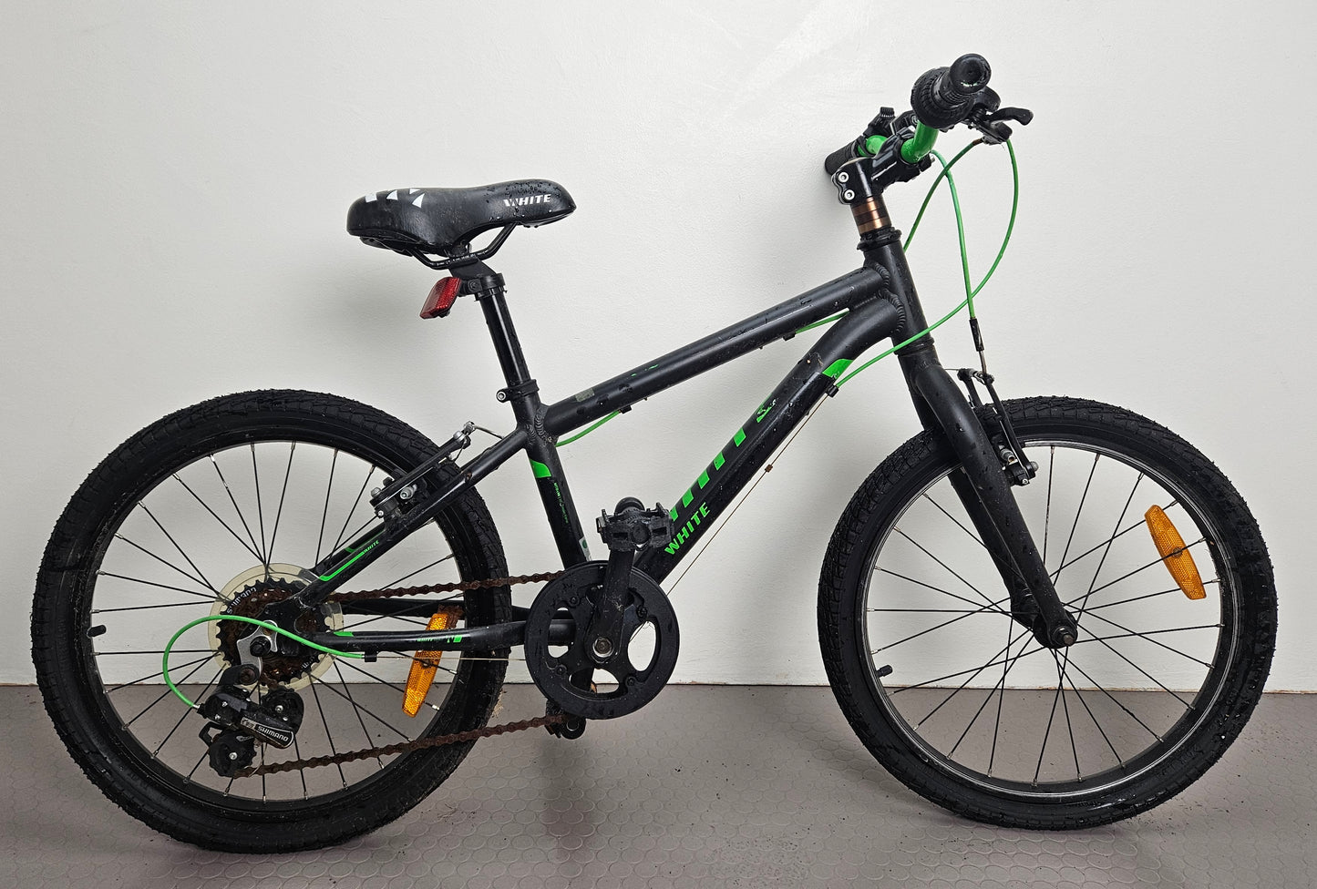 White MTB Lite, 20", 6 växlar, bättre begagnat skick