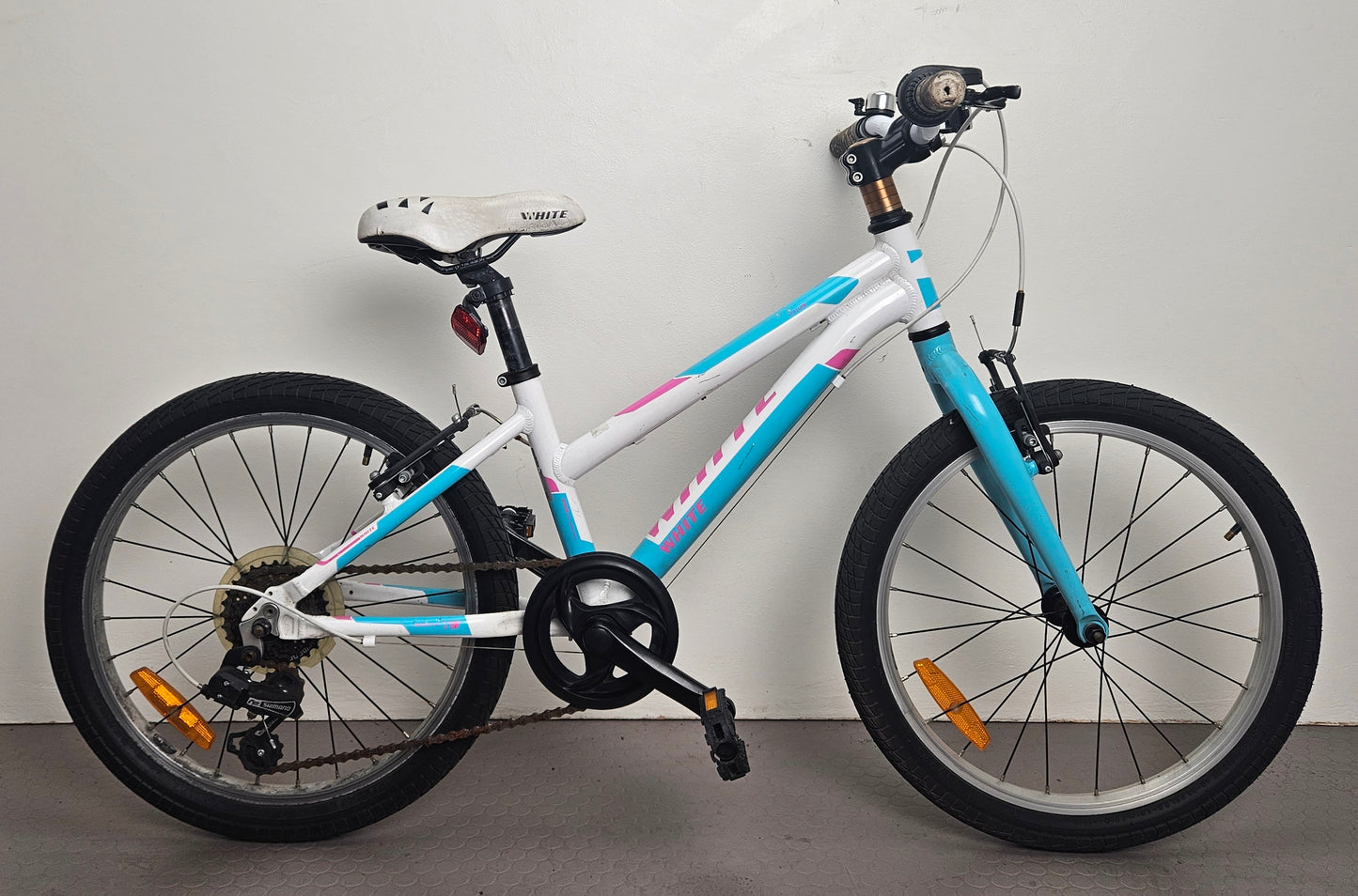 White MTB Lite, 20", 6 växlar, bättre begagnat skick