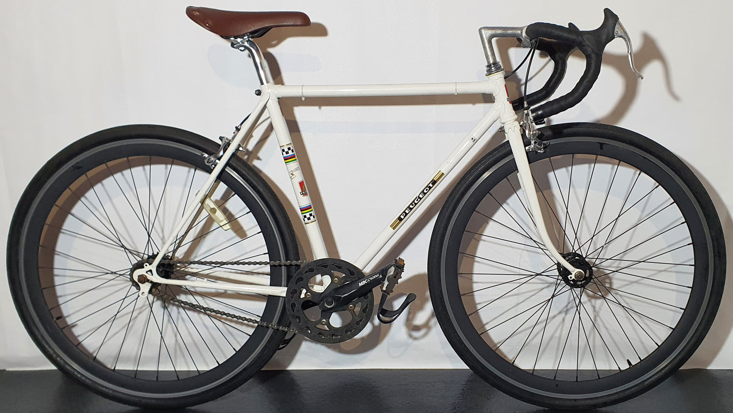 Peugeot Retro Racer, 28", singlespeed & fixie (flip-flop), så gott som ny
