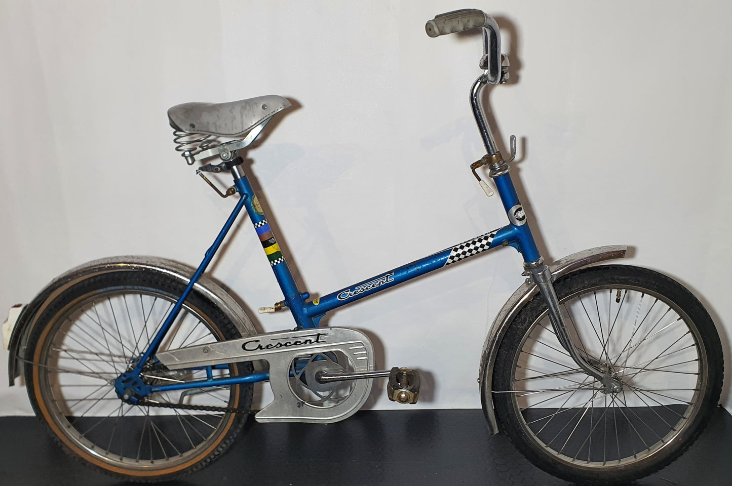 Crescent hopfällbar cykel, 20", 2 växlar, bra begagnat skick